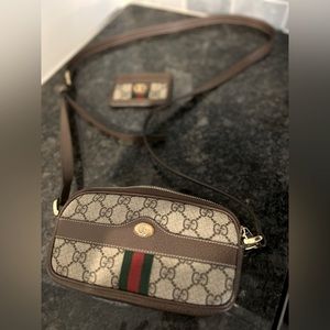 Ophidia GG mini bag and Ophidia card case set